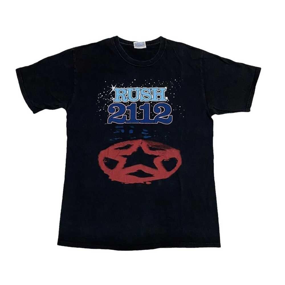 Vintage rush band Black Unisex Cotton T-Shirt S-5XL US897 Unisex T-Shirt M