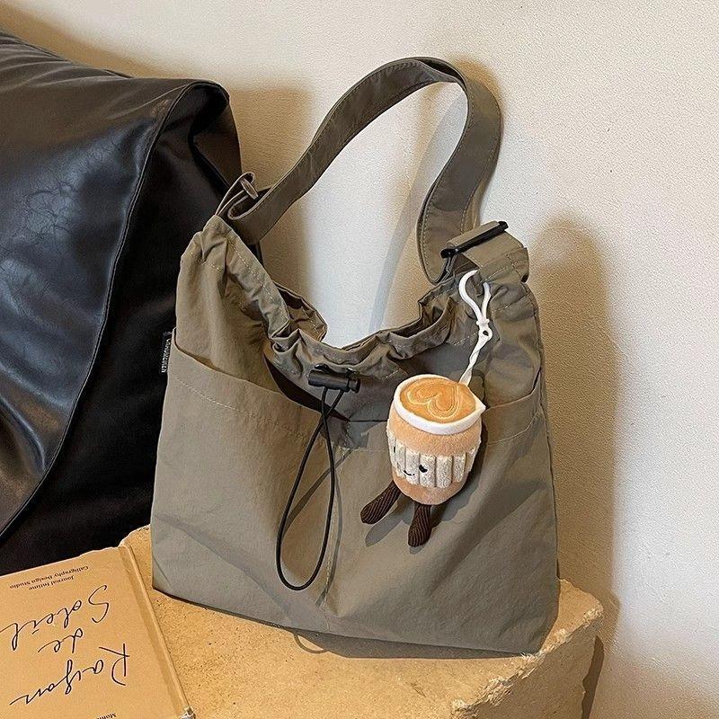 IELGY Женская повседневная сумка-тоут из холста большого объема — фото 4