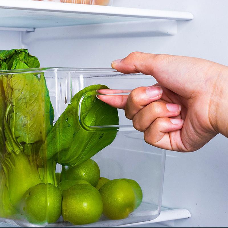 

TY-9048 Refrigerator Food Organizer Transparent PET Storage Box,Size M (BPA Free,No FDA) Type A