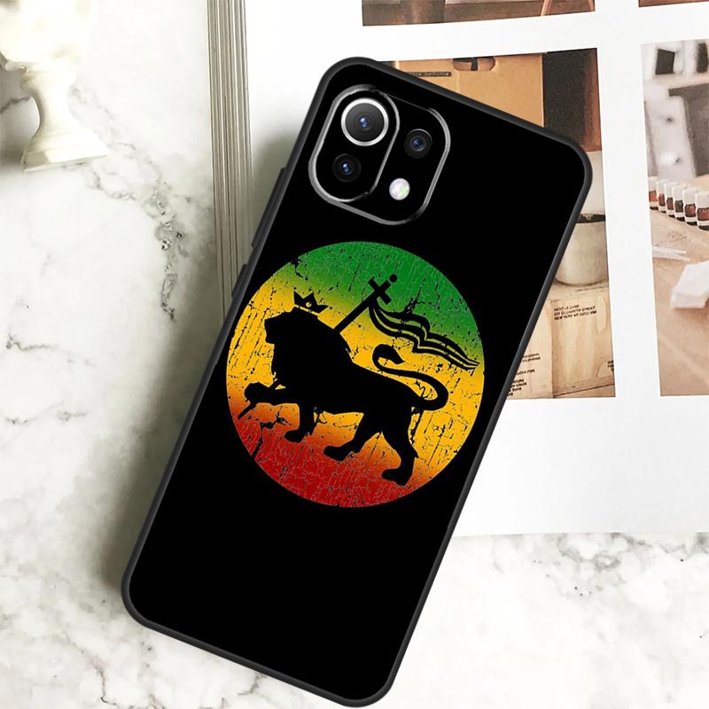 Rasta Lion Reggae Bob Marleys Case For Xiaomi 13 14 Pro Ultra 12 13 Lite 11T 12T 13T POCO F5 M6 X3 X5 X6 Pro F3 M5s Cover