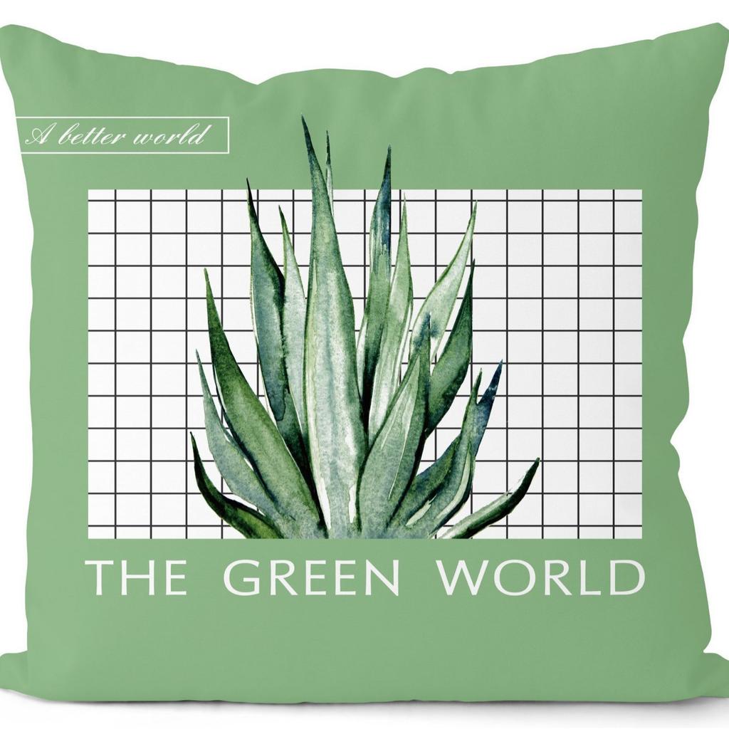 New Summer Green Small Fresh Plant Giraffe Pillowcase Home Sofa Pillowcase