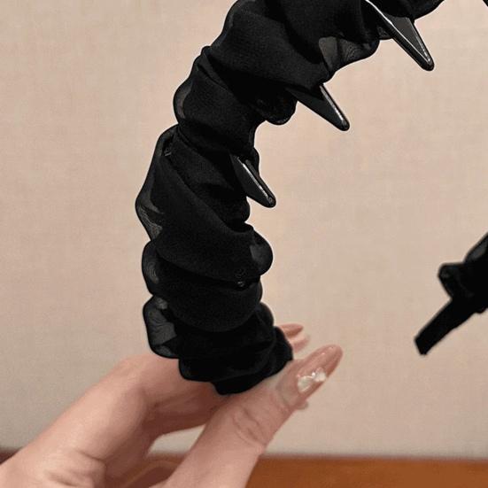 Retro High Skull Headband Double Wear Flexibility Hairband Comfortable Stable Reversible Head Band Hair Accessories