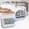Countdown Timer Shower Clock Bathroom Clocks With Temperature Readout And Waterproof Feature For Family Showers