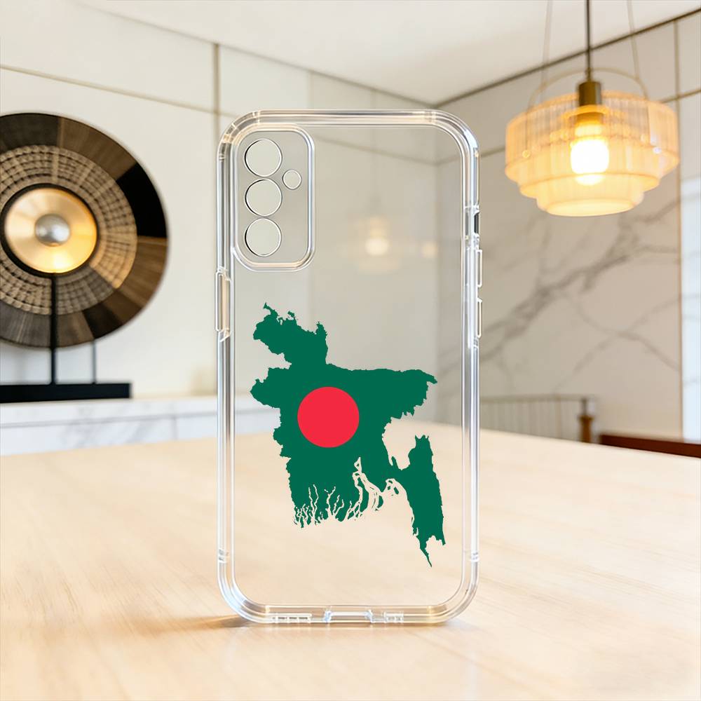 B-Bangladesh F-Flag Phone Case For SamsungA10,12,20,21S,30,31,40,50,51,52,70,71 Transparent Cover