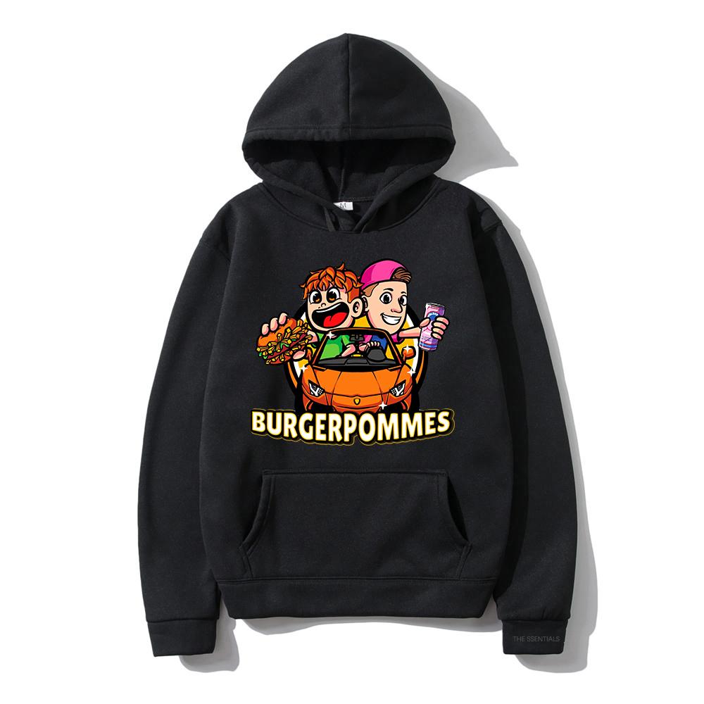 Burgerpommes 2 Hoodie Fashion Men/Women Aesthetic Cute Icrimax Hoodies Unisex Autumn Winter Cartoon Casual Pullovers Sweatshirts