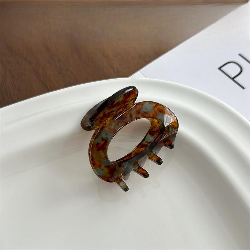 Sweet Mini Acetate Hair Clip for Women Girls Hair Claw Chic Barrettes Crab Hairpins Styling Claw Clips Fashion Hair Accessories