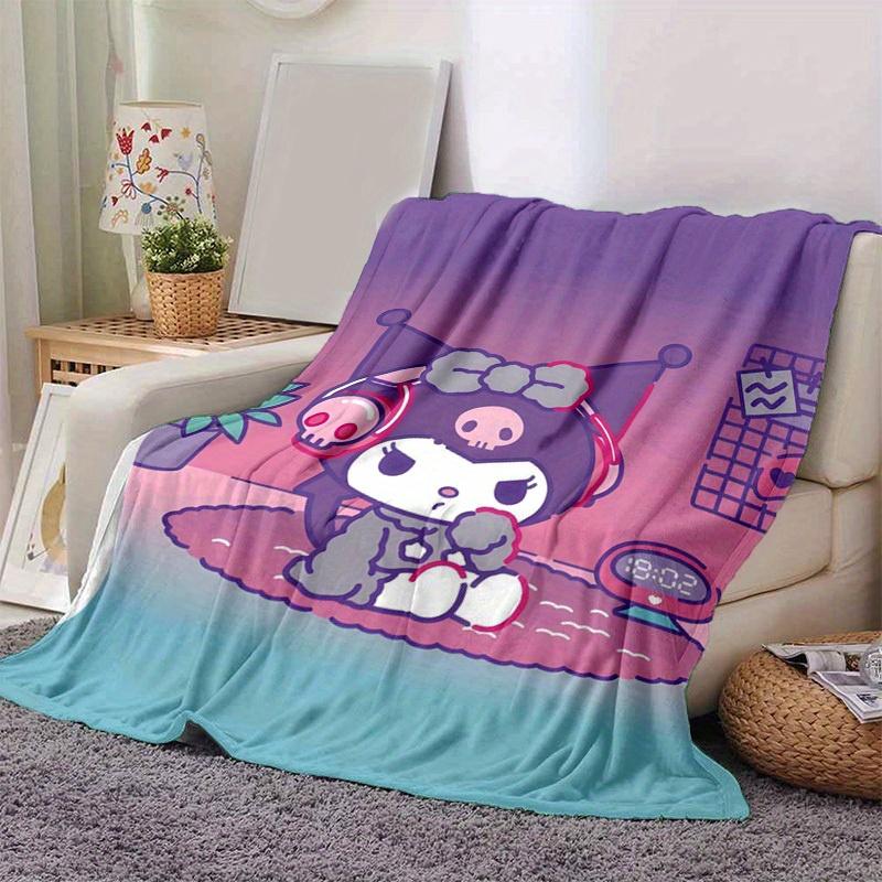 1pc. Cute Cartoon Character Print Blanket - Perfect for Home, Office, Outdoor Use, Gift Idea, Suitable for All