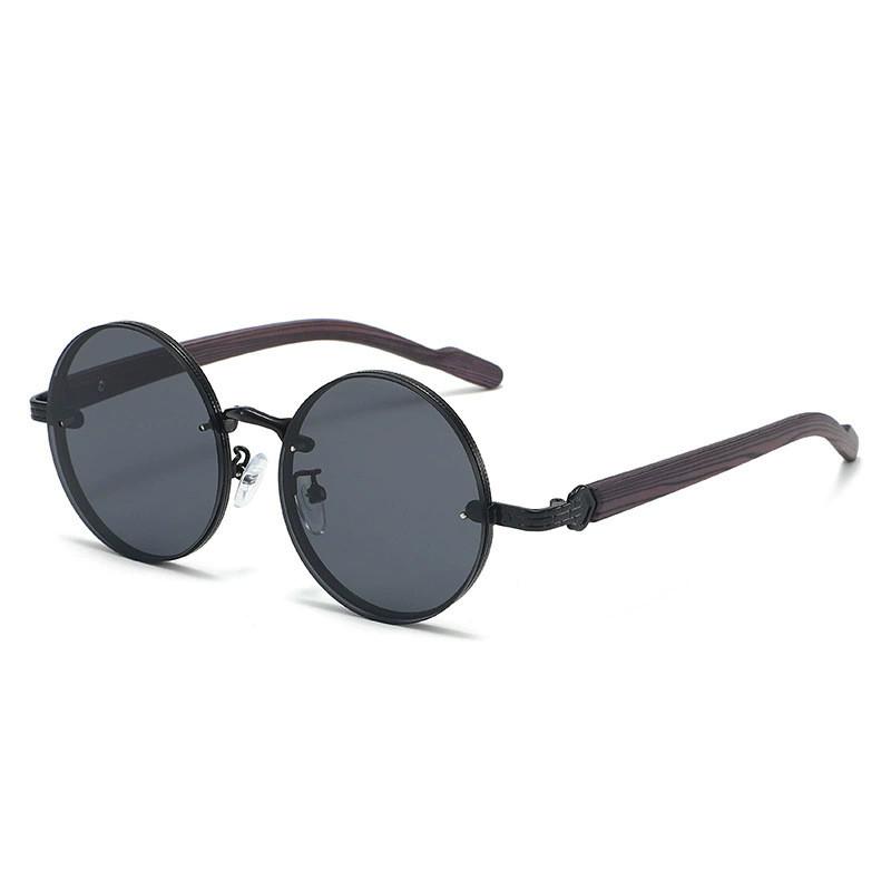 

2025 Summer Round Vintage Sunglasses With Metal Frame For Outdoor Sports And Style Style A