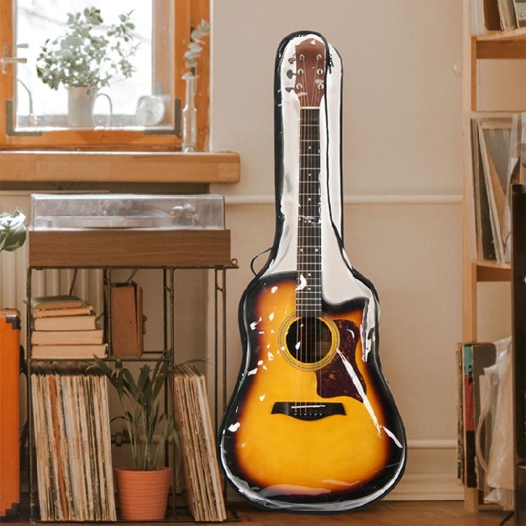 Dustproof Guitar Case Cover with Double Zipper Acoustic Guitars Bag Protector for 40/41inch Guitar Musical Instrument