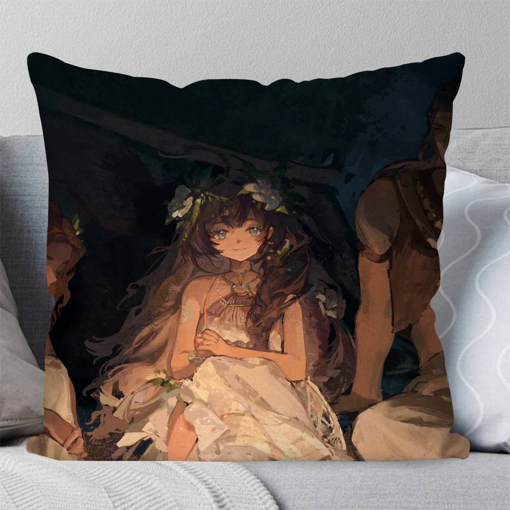 Fatutu Icon Reverse Anime Pillow Case Fashion Square Pillowcase Bedroom Sofa Room Ins Decoration Leisure