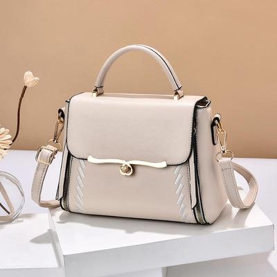 2023 Women's Handbag New Fashion Small Square Bag Soft PU Leather Handbag Ladies Messenger Bag