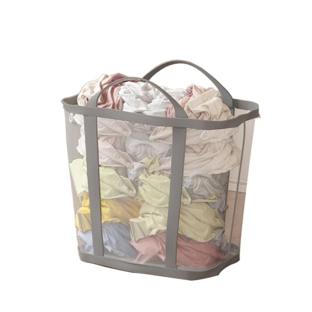

Корзина для грязного белья большой вместимости, складная сетчатая корзина для белья, корзина для хранения одежды, квартира XL