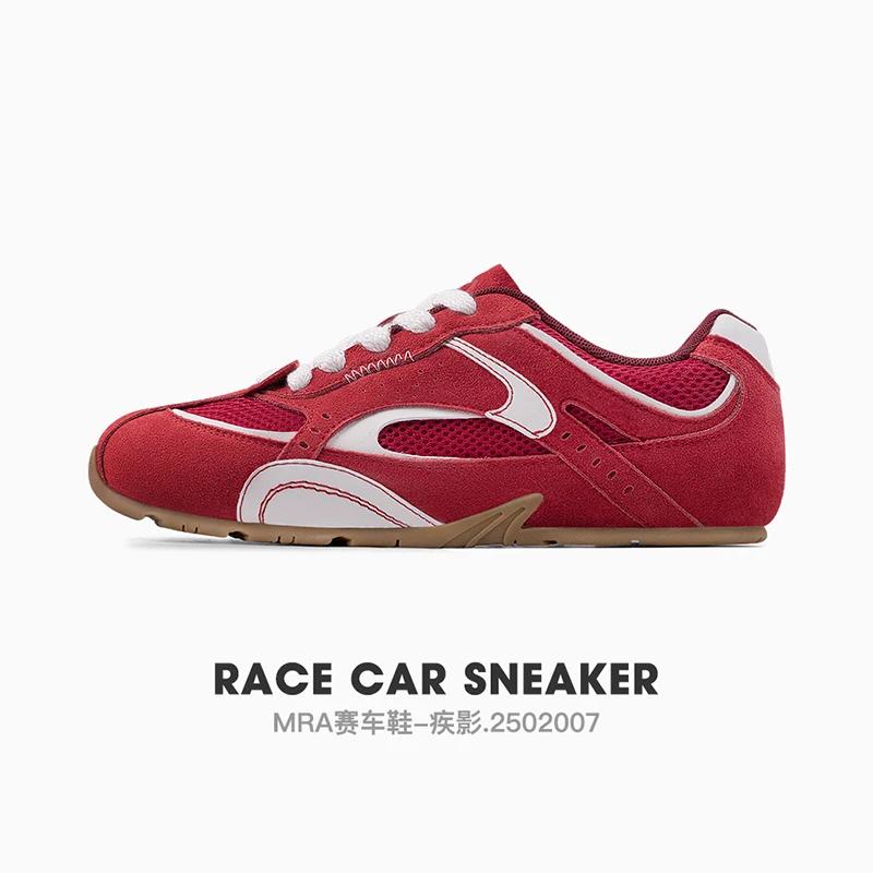 

Совершенно новые красные балетки, повседневная обувь, парный стиль, дышащая сетка, обувь для моральной подготовки, мужская спортивная и повседневная обувь 44 красный