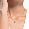 Swarovski Full Blessing Hulu Necklace Women Necklace Red 5539897