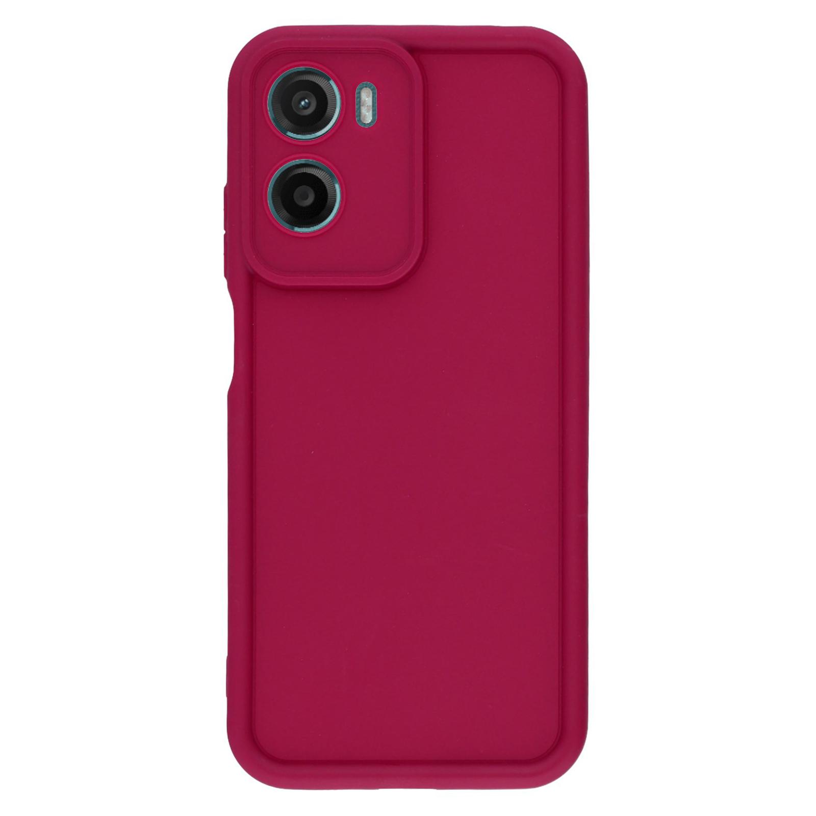 

Для Motorola Moto G05 4G/E15 4G Чохол Рифлений Дизайн ТПУ Протиковзкий Чохол для Телефону Red