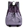 Colour Tone Double Spacious Adjustable Drawstring Oxford Backpack Breathable