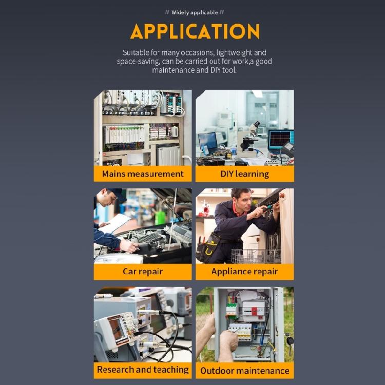 Multi Function Digital Oscilloscope with 200Khz Bandwidth Waveform Generator