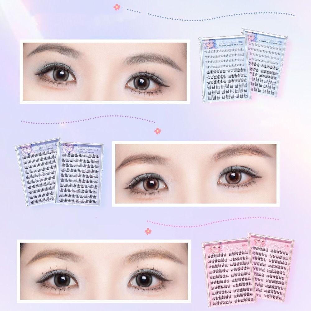 Soft Glue-Free Fake Lashes 10 Rows Eyelashes Extension Self-adhesive False Eyelashes Make Up