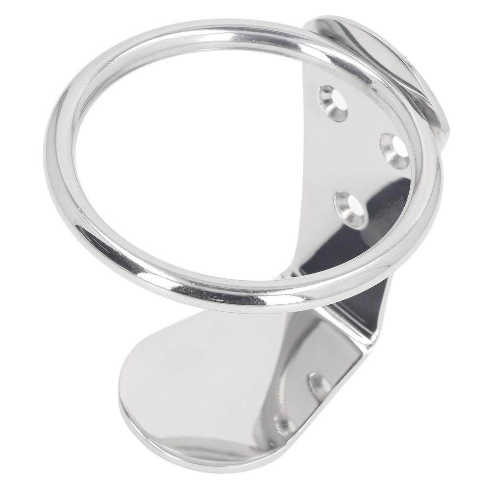 Single Holder Ring Drink Holder Stainless Steel Boat Cup Holder Wall Mount Holder Yacht Use