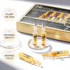 24k Gold Ampoule Serum Gold Foil Particles Gold Incredient for Korean Glass Skin Effect 7 Days Magic (2ml*7)