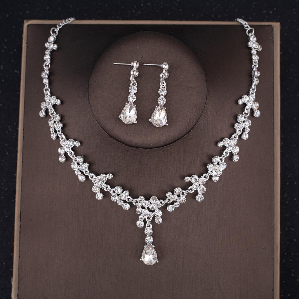 Baroque Crystal Tiaras And Crowns Rhinestone Bridal Jewelry Set Bridal Wedding Hair Accessories Jewelry Crown Tiara For Women