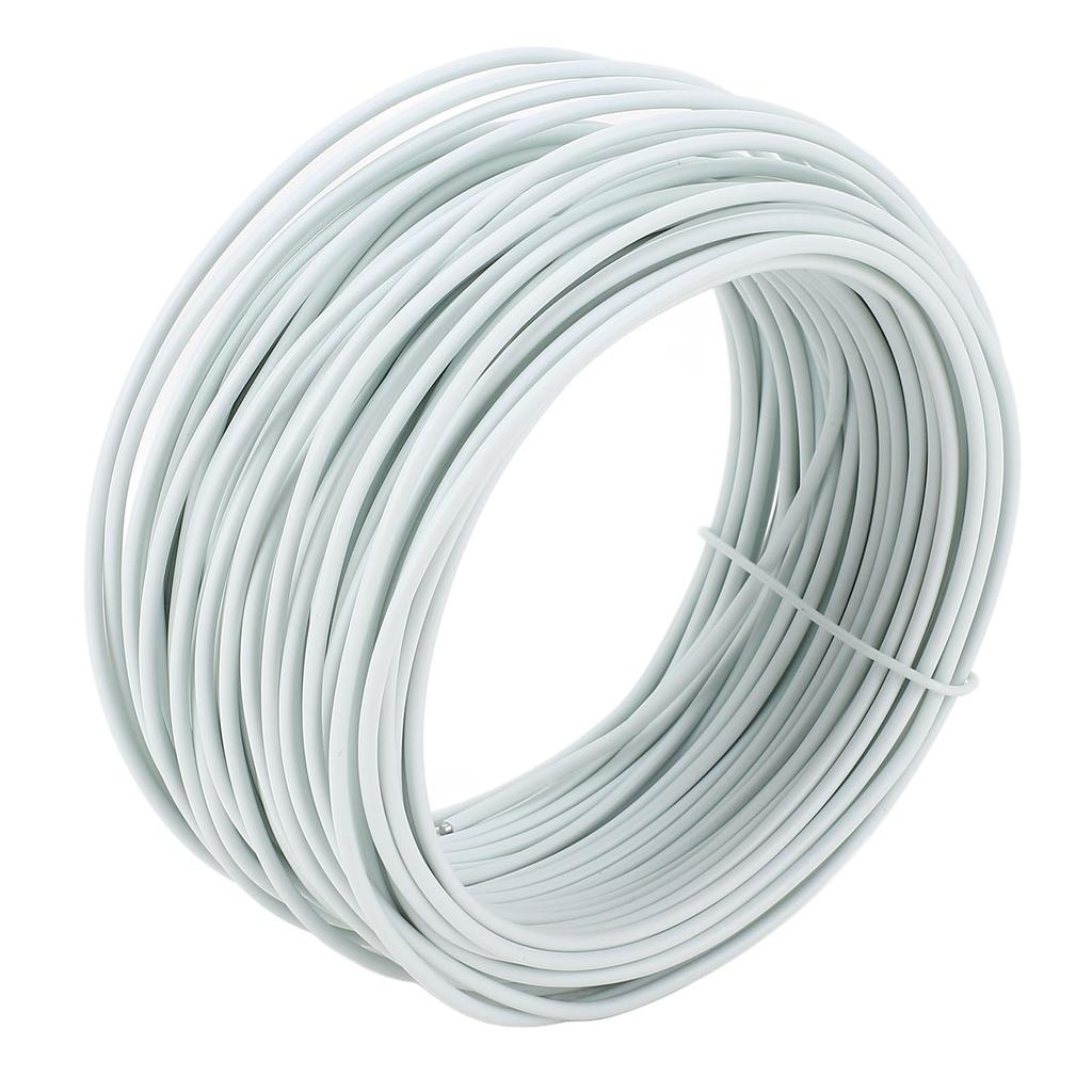 Galvanized Iron Binding Wire Metal Bendable for PVC Telecommunication Cable 1.5mmx20m Round Mouth