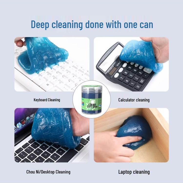 Keyboard Cleaning Gel: Effective Putty for Dust and Ash Removal on Desktops, Laptops, and Mechanical Keyboards