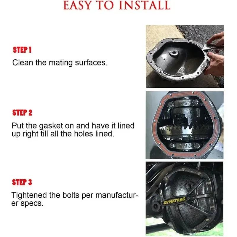 Für D044 Auto Differential Dichtung Gummiabdeckung Dichtung Hitzebeständige Gehäuseabdeckung Dichtung Elastisch Ersatz Auto Teile Für Dana 44
