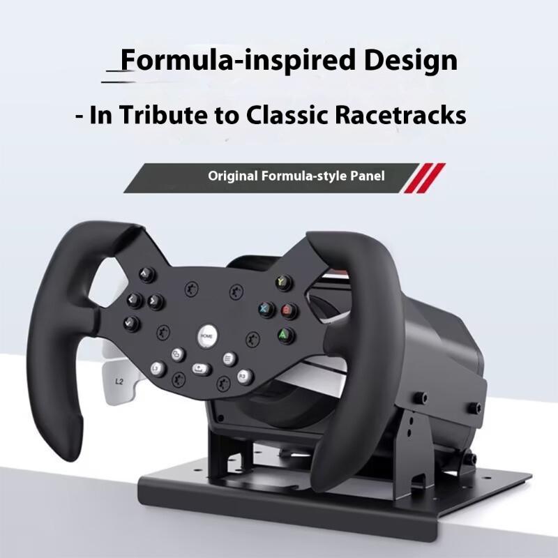 Upgrades Formulas Racing Wheel Replacement Lightweight Aluminum Ergonomic Grip Suitable for V10 & V10Pro Simulation