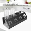 4 Holes Soda Bottle Drain Drying Rack Dish Drainer Holder with Pad for