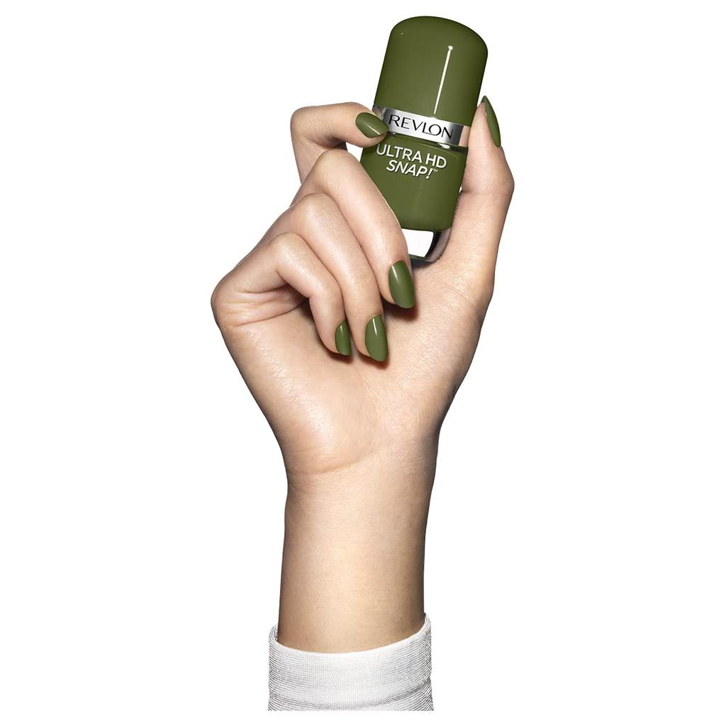 Revlon Ultra HD 022 Commander In Chief Quick Dry Quick Dry Highly Pigmented No Base or Top Coat Nail Color Nail Polish REVLON 8ml Snap! Required!