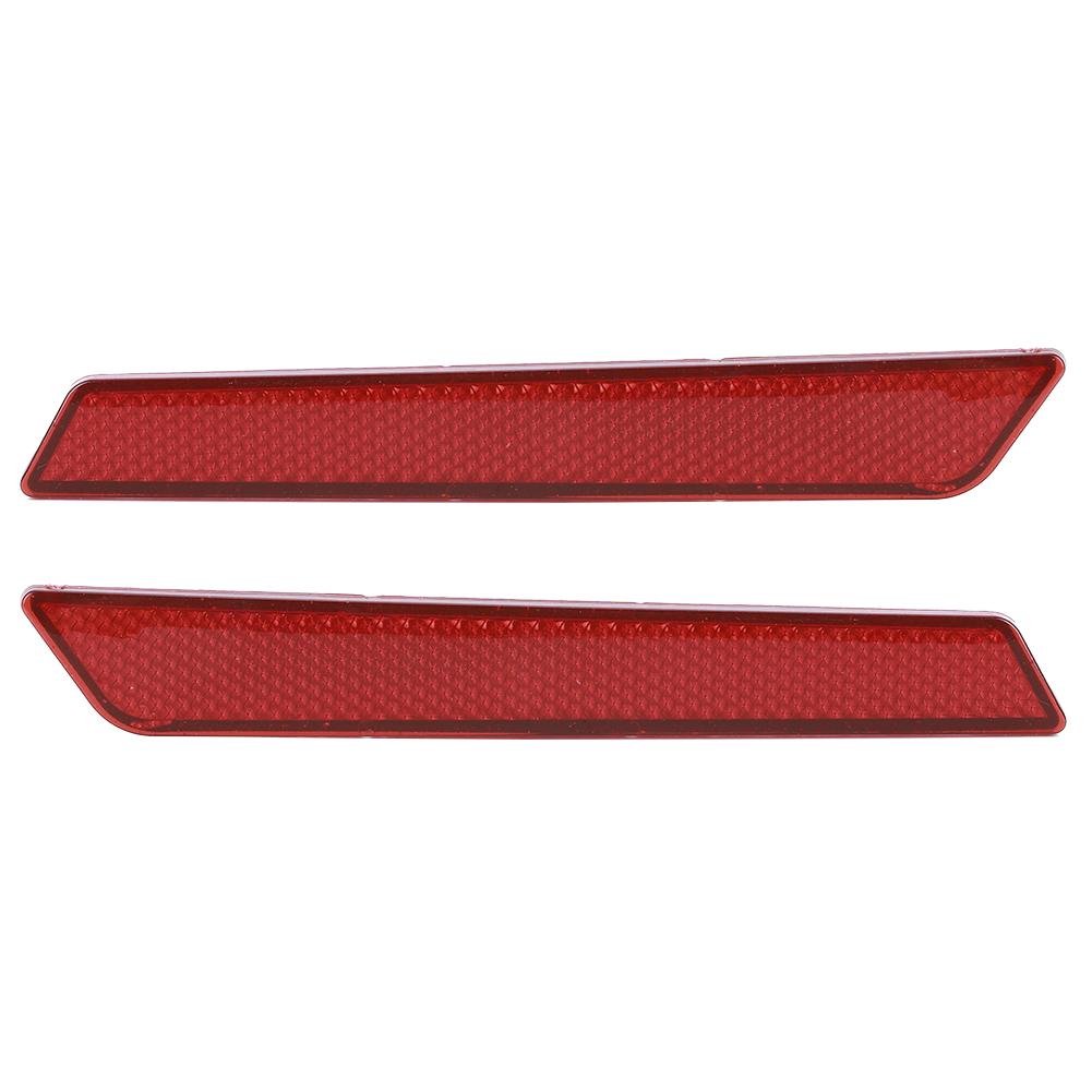 Pair of Saddlebag Reflector Cover Warning Large Size Fit for FLT FLHT 2014-2017
