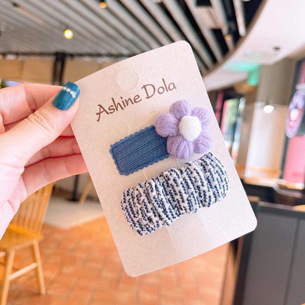 

Головной убор Корейский захват волос Цветы Barrettes Детские шпильки Детские цветы Заколки для волос Челка Клипсы