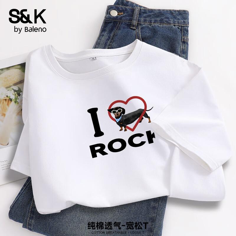 Baleno S&K Retro Dachshund Short Sleeve T-shirt 2XL