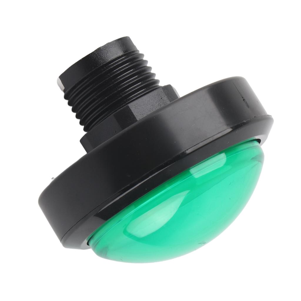 60mm Big Convex Button 2‑Foot Switch Button with LED Light for Crane Machine Game ConsoleRed