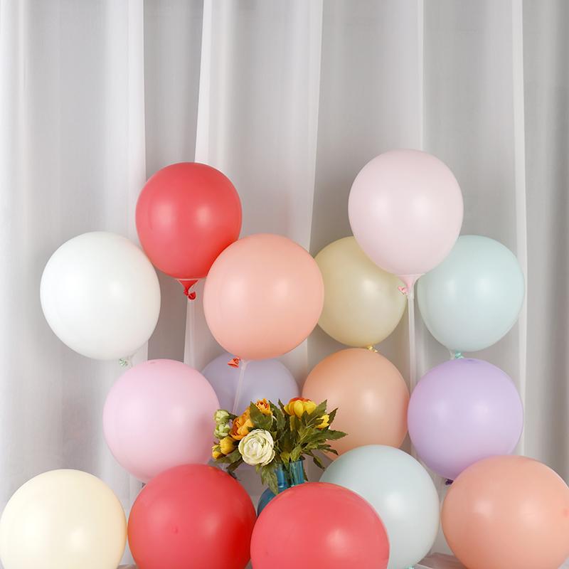 12inch Latex Balloon Macaron Pastel Color Balloon Birthday Baby Shower Wedding Party Decoration 100pcs/Bag