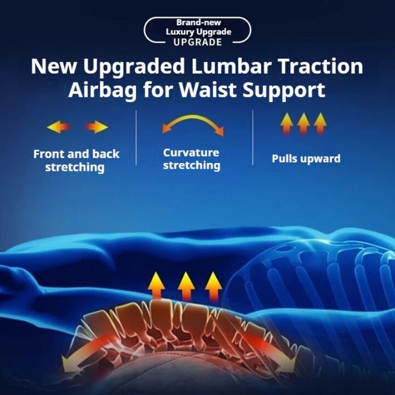 Multi-kinetic Full Body Massage Pad Simulation Massage Hot Compress Whole Body Relaxation Body Muscles Relief Fatigue 9 Functions 9 Kinds of Strength