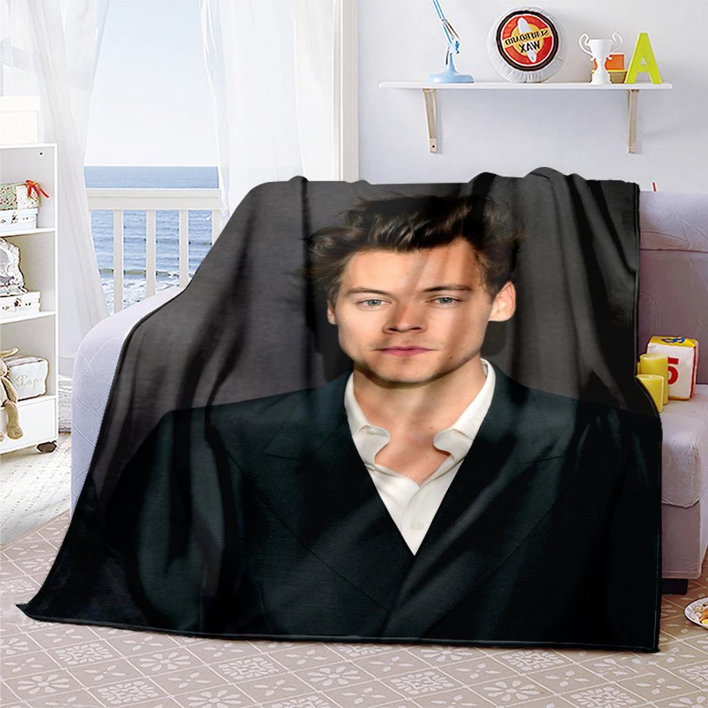 Harry Styles Blanket Soft Comfortable All Seasons Perfect Gift Sofa Office Nap Outdoor Travel