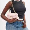 Coach Bolso Bandolera Acolchado de Cuero Tabby 20 Clásico Bolso de Hombro Pequeño para Mujer Latón Rosa CP149-B4B5