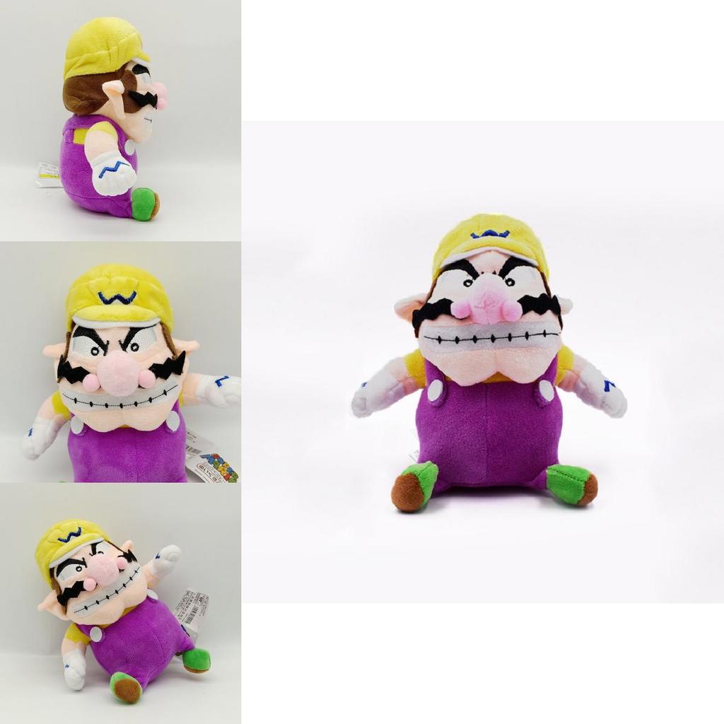 Rare Nintendo Super Mario Bros Plush Toy Wario 11 Inch Stuffed Animal Doll For Collectors
