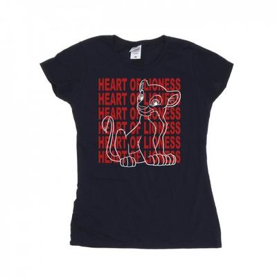 Womens/Ladies The Lion King Heart Of A Lioness Cotton T-Shirt