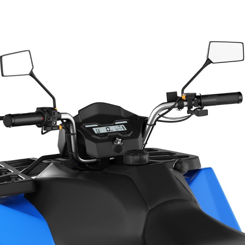 12 V Heated Handlebar Grip Set for Cold-Weather Handlebar Use with 5-Level Control, Previous-Setting Memory, 2-Clamp Structure, and Accessories