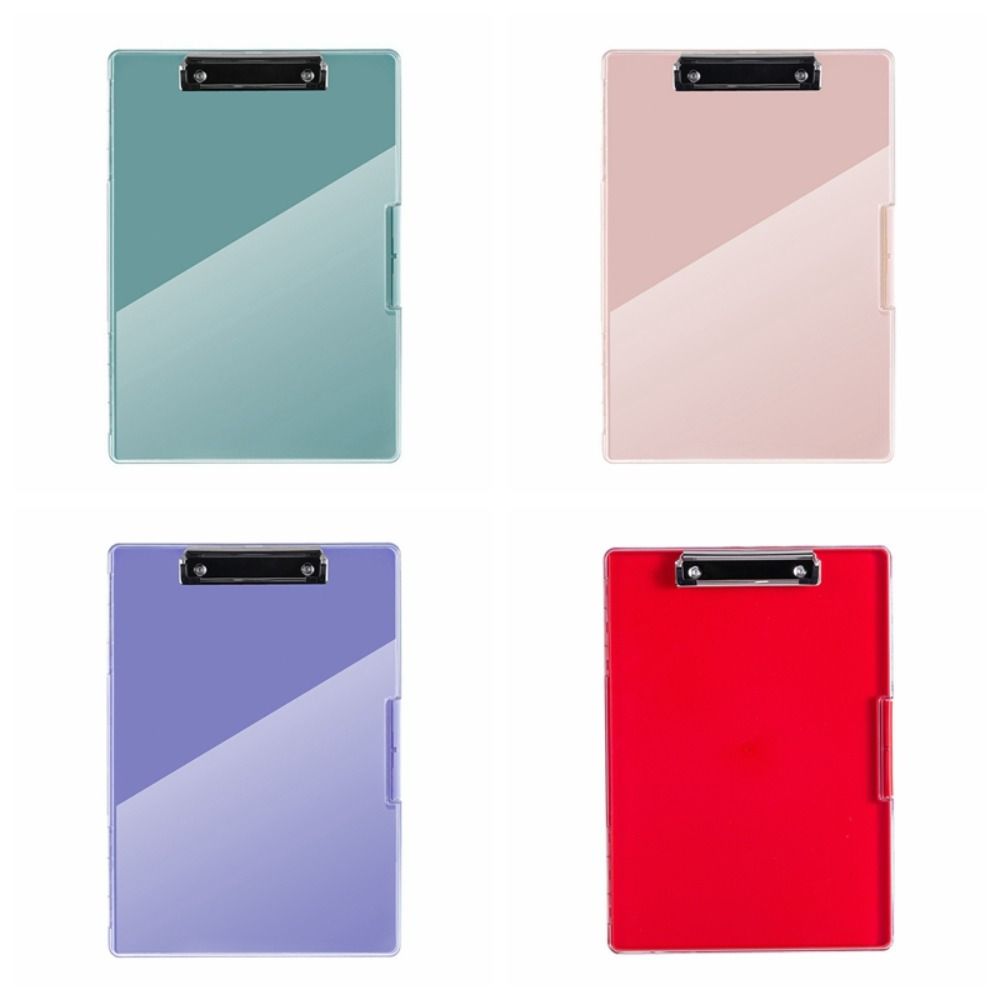 

Thickened Document Clip Case Portable Stationery Folder Organizer Data Storage File Office