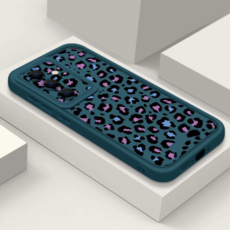 Colorful Leopard Print Case For Samsung S26 S25 Ultra S24 S23 Plus S22 S21 FE A54 A15 A25 A35 A55 A16 A26 A36 A56 A17 A27 A37 A57 5G Shockproof Cover