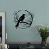 Wall Art Decor Hanging Aesthetic Artwork Iron Hummingbird Silhouette for Entryway