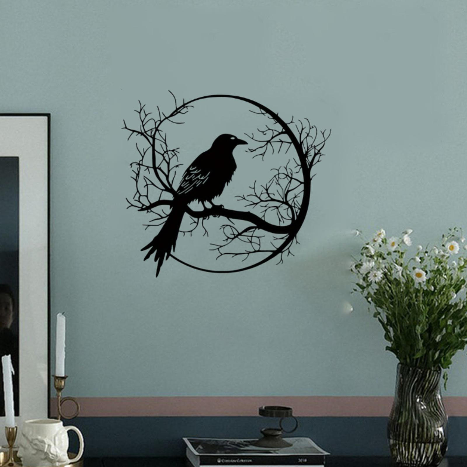 Wall Art Decor Hanging Aesthetic Artwork Iron Hummingbird Silhouette for Entryway
