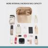 EverToner Fits For  Song-mant Basket Bag Organizer Insert Makeup Bag Waterproof Satin Light inner bag
