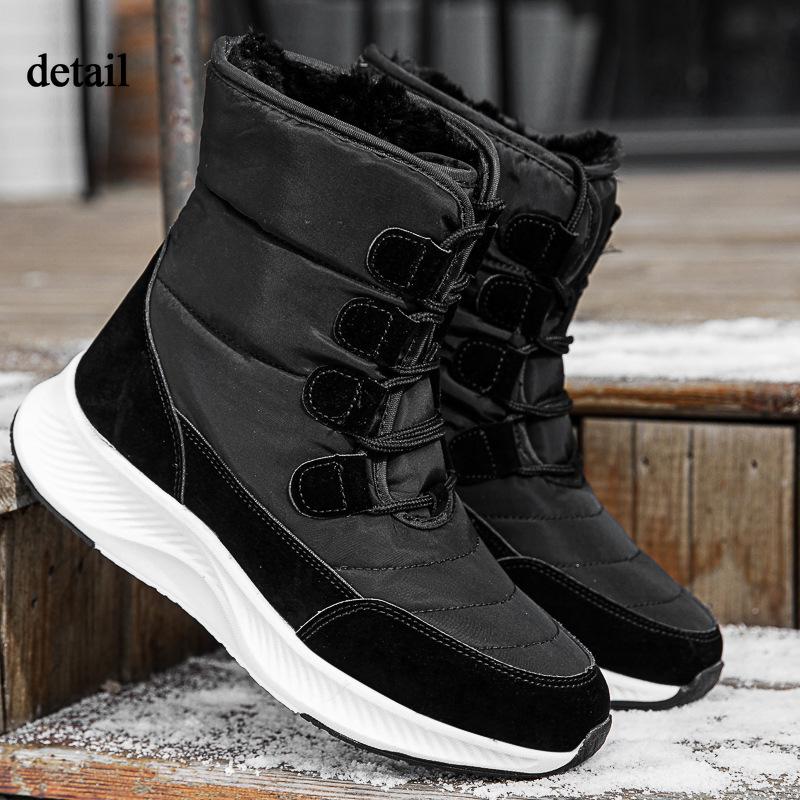 Kadınlar için Kış Kar Botları Bağcıklı Suya Dayanıklı Kaymaz Bilek Botları Suni Kürk Astarlı Kadınlar için Açık Hava Sıcak Yürüyüş Kısa Bot Ayakkabıları Yürüyüş için