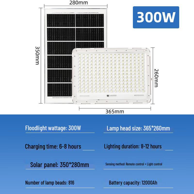 Nu Feng 300W Solar Garden Floodlight