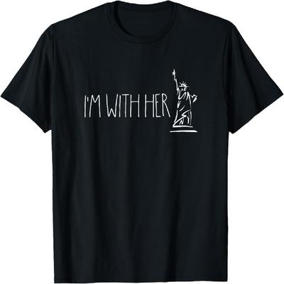 I'm With Her Statue Of Liberty Pro Immigration T-Shirt T-Shirt